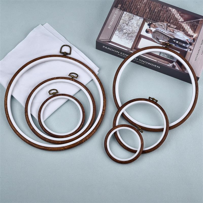Wood Ring Blank - Набор круглых овальных деревянных обручей для