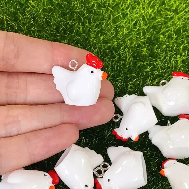 Resin Craft Supplies - 10 шт. милых миниатюрных 3D-подвесок в