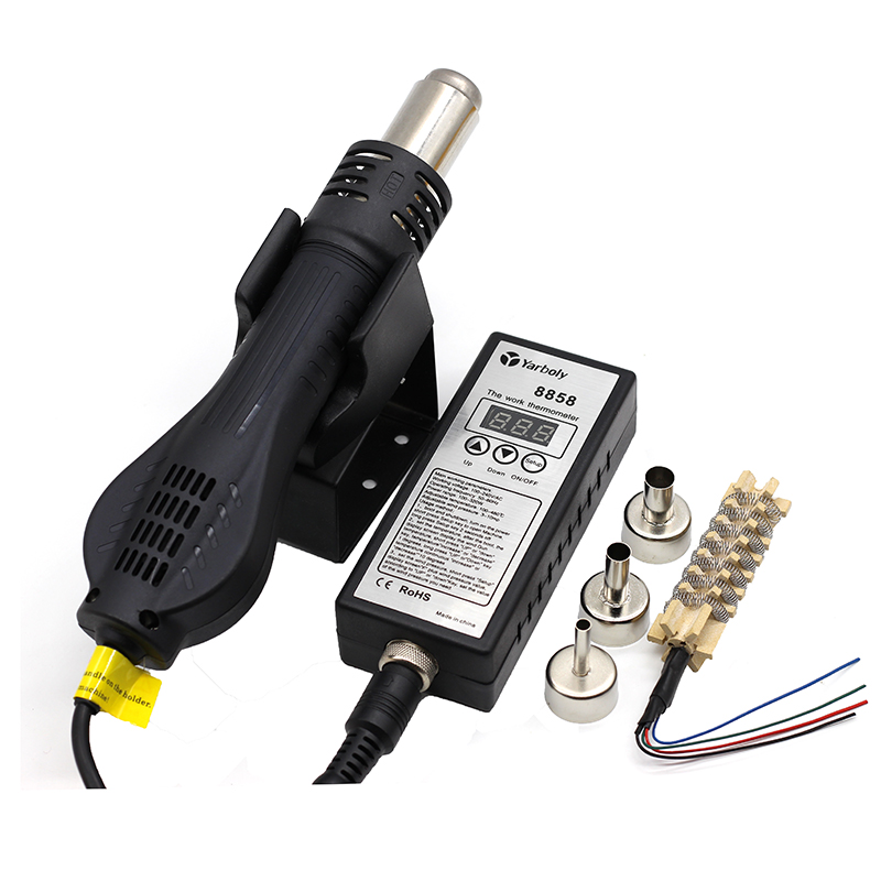 Heat Gun Small - Паяльная станция 8858, портативный цифровой фен,