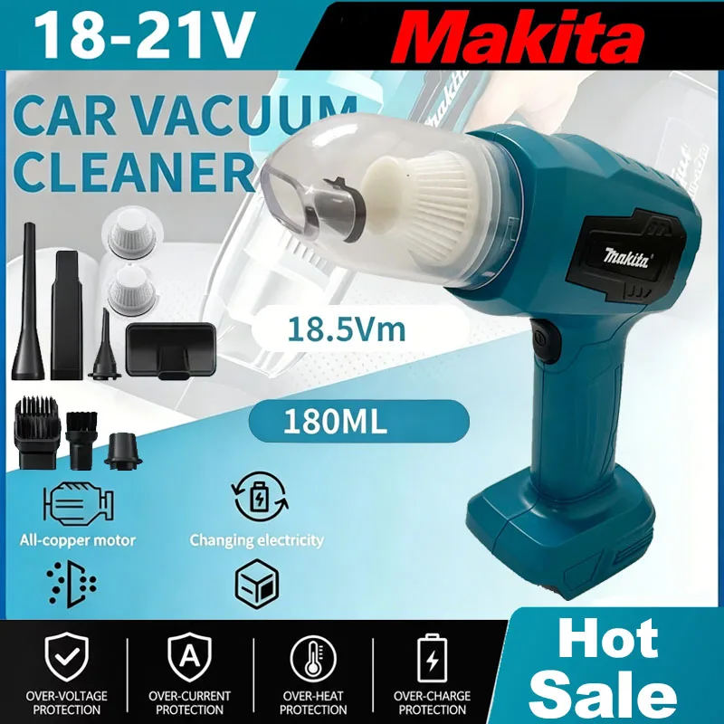 Vacuum Chamber Small - Беспроводной мини-пылесос Makita для автомобиля, многофункциональный