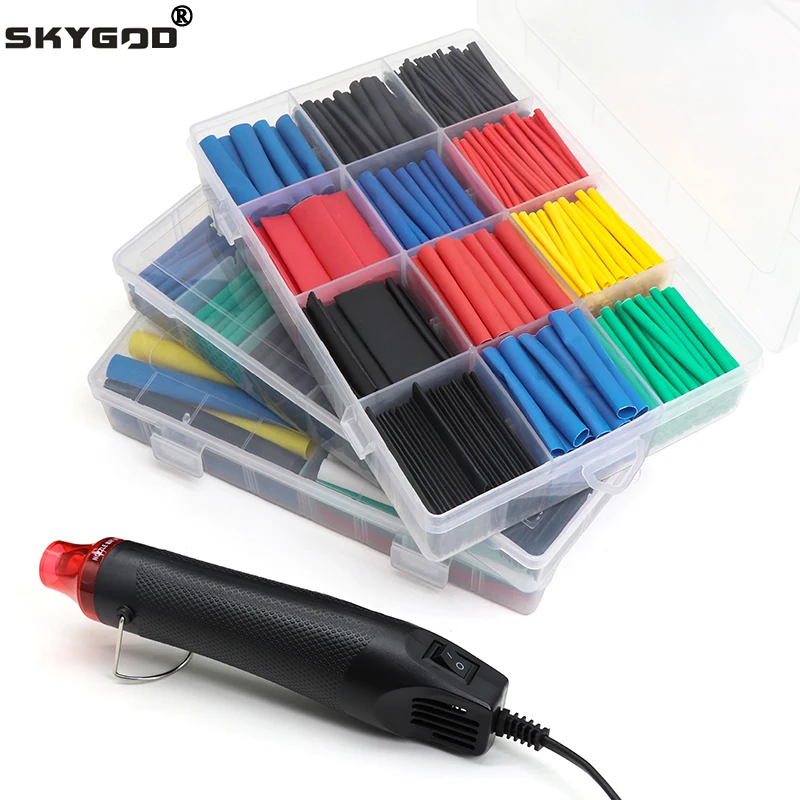 Heat Gun Small - 102-750 шт. 2:1 термостойкая трубка, комплект