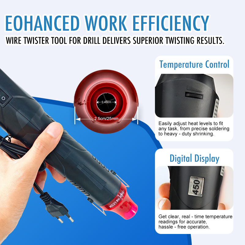 220 В термовоздушный пистолет, – обзор и цена Heat Gun Small