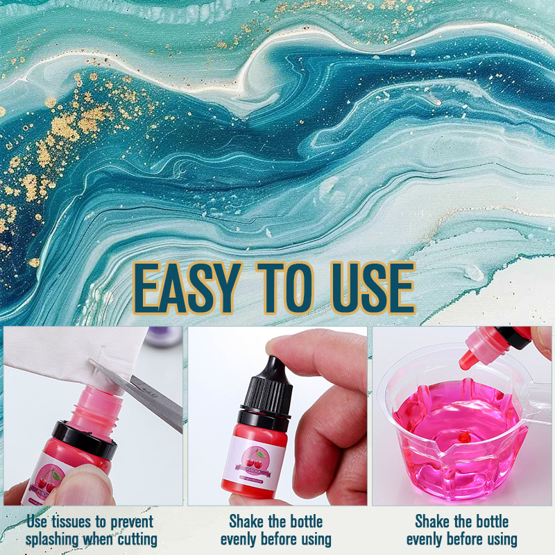 Цветной пигмент из эпоксидной  – обзор и цена Epoxy Uv Resin Kit