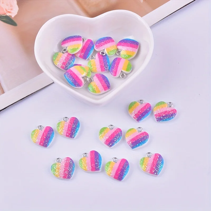 10 шт. разноцветных подвесок в – обзор и цена Resin Crafts Diy