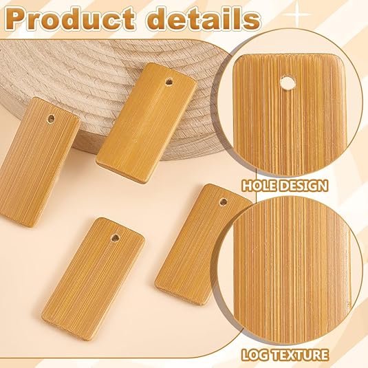 50 шт. деревянные бирки, загот – обзор и цена Wood Ring Blank