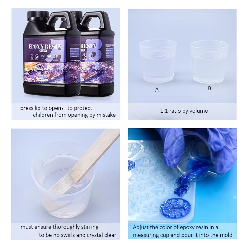 Easy Mix 1:1 комплект эпоксидн – обзор и цена Epoxy Uv Resin Kit