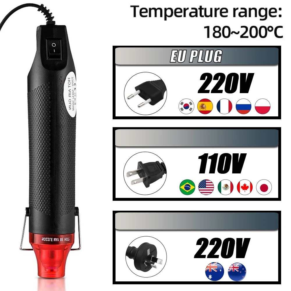 Портативный мини-термофен для  – обзор и цена Heat Gun Small