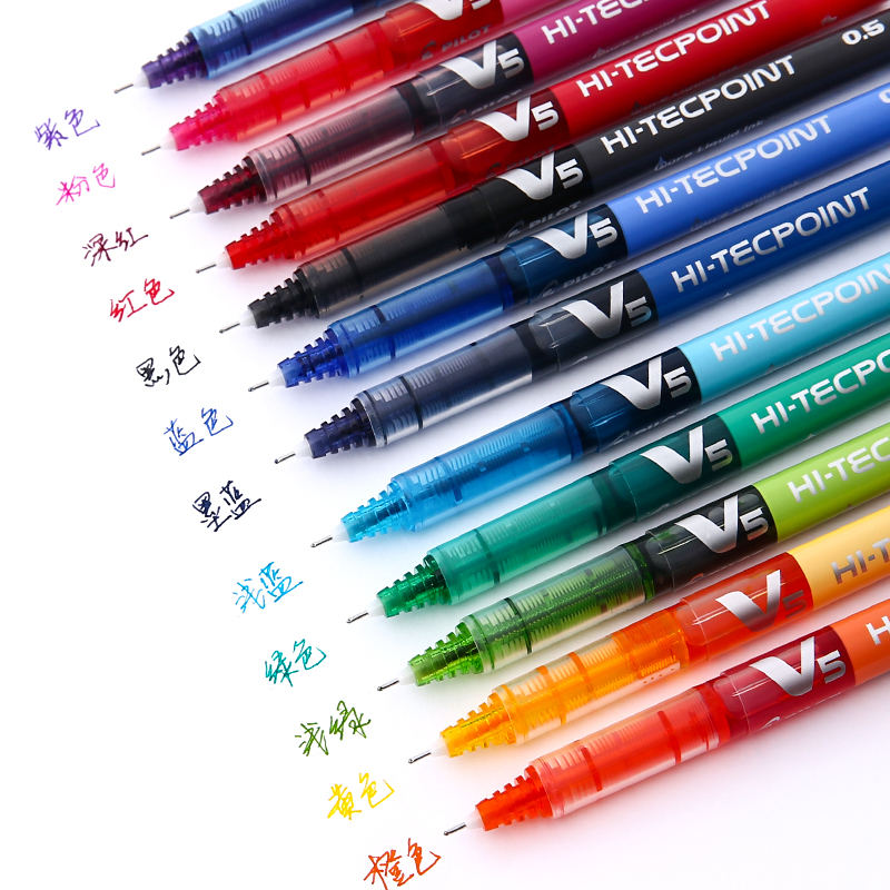 Жидкая ручка Pilot V5 Hi Tecpo – обзор и цена Pilot Pen V5